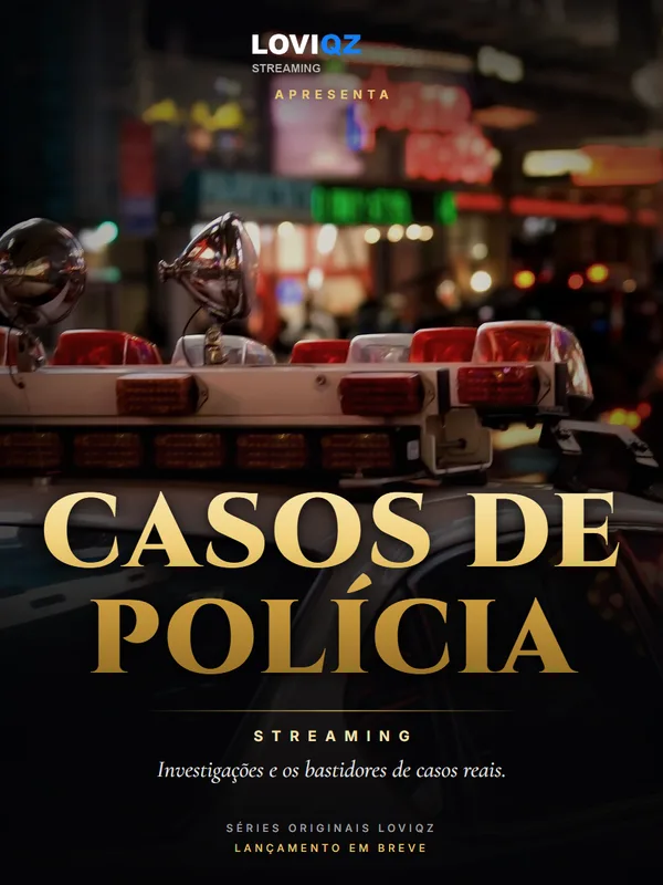 Capa LOVIQZ CASOS DE POLÍCIA STREAMING