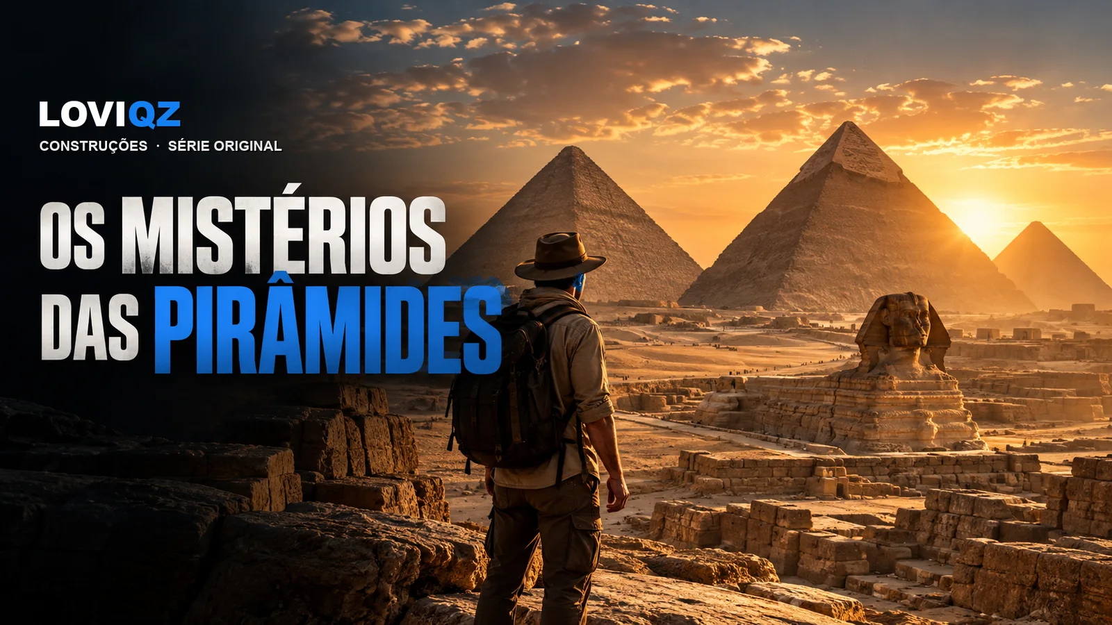 Capa da série Os Mistérios das Pirâmides