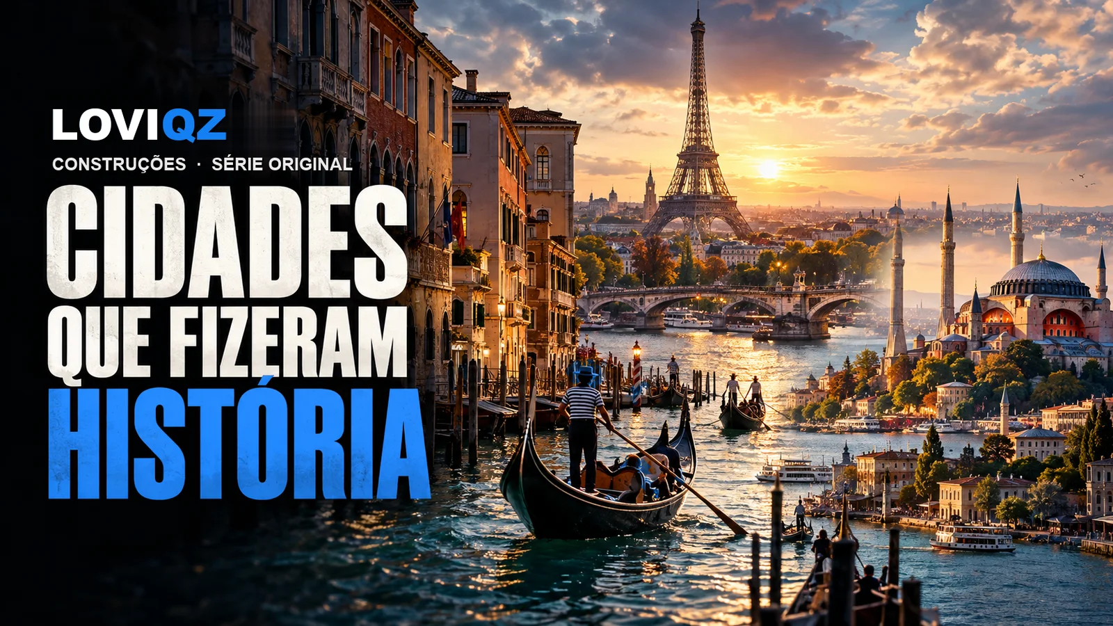 Capa da série Cidades que Fizeram História
