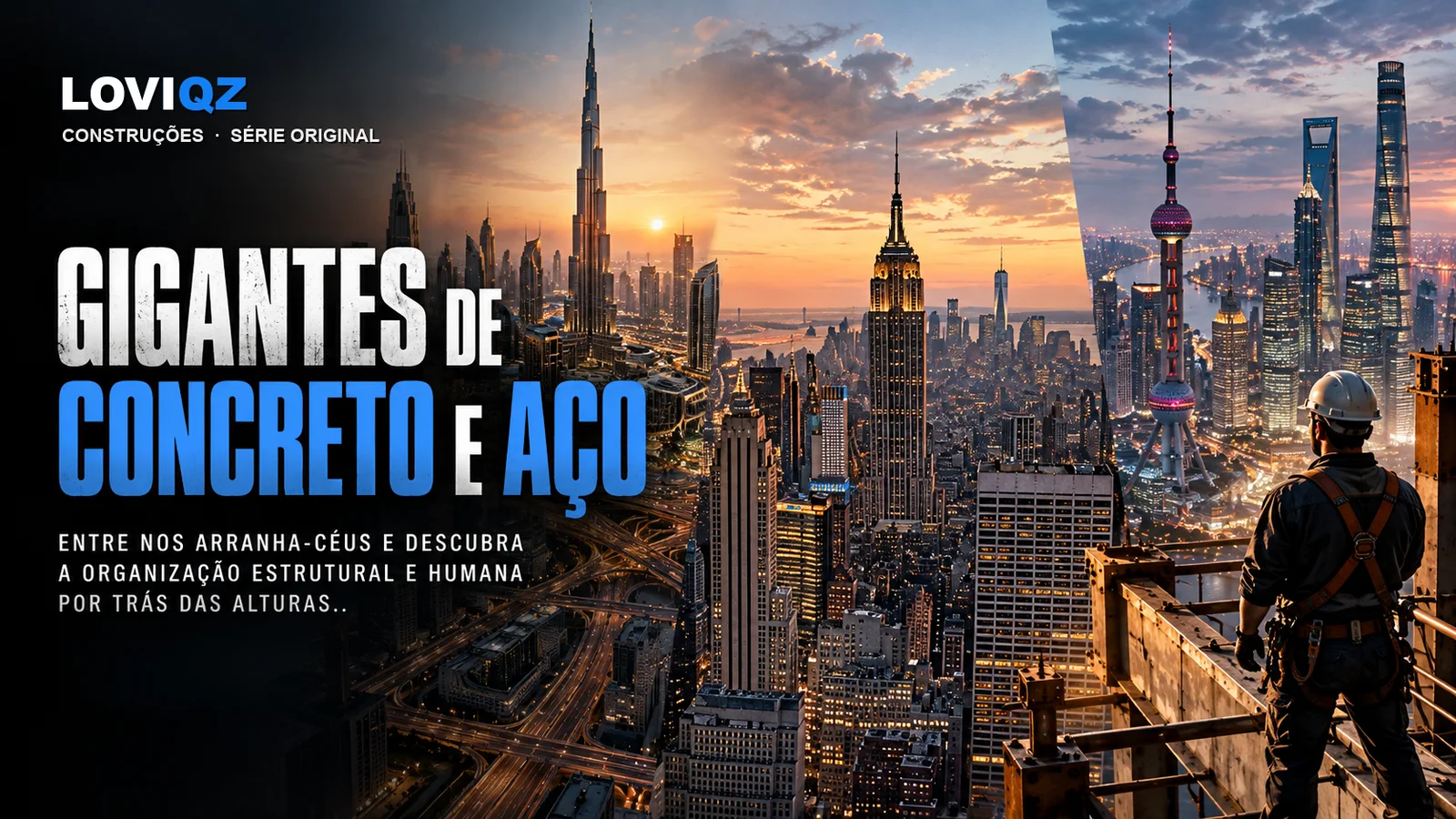 Capa da série Gigantes de Concreto e Aço