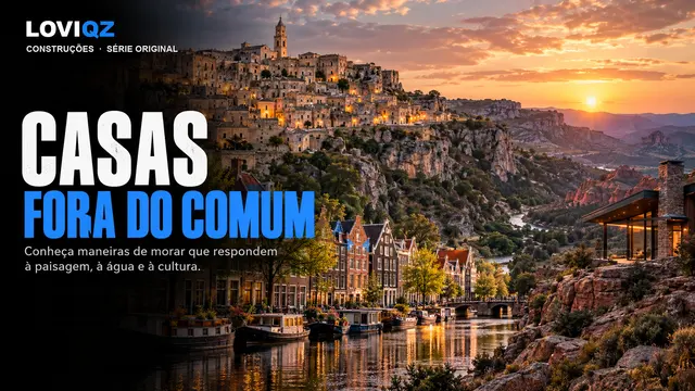 Capa da série Casas Fora do Comum