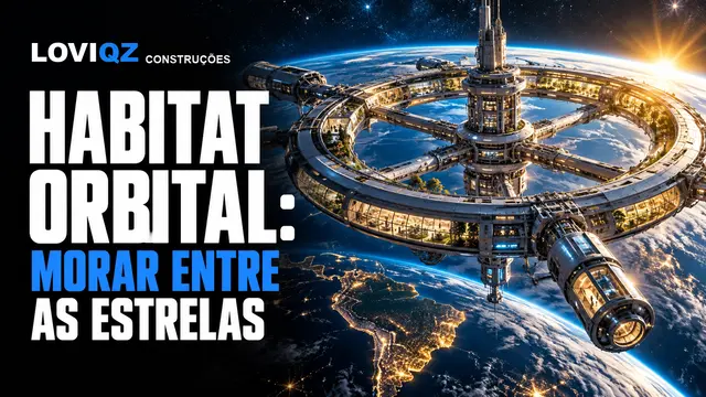 Capa da série Habitat Orbital: Morar Entre as Estrelas