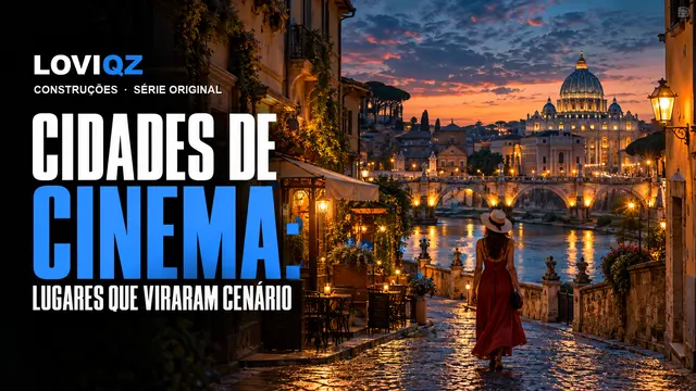 Capa da série Cidades de Cinema: Lugares que Viraram Cenário
