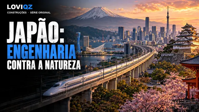 Capa da série Japão: Engenharia Contra a Natureza