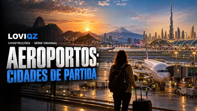 Capa da série Aeroportos: Cidades de Partida